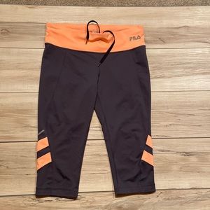 Fila Sport Running Active Capris Size M